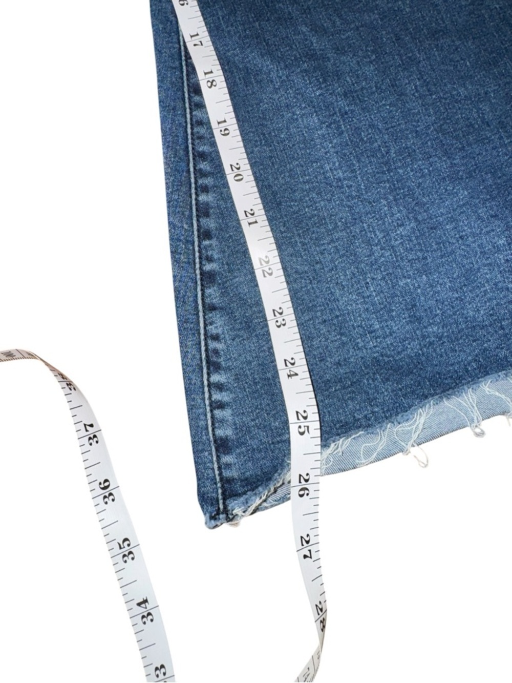 Chelsea & Violet Girls Flare Jeans Raw Hem Denim Size L 12/14 - Picture 6 of 10